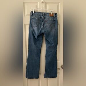 Women’s Levi’s 529 Curvy Bootcut 5 pocket light denim wash jeans size 10